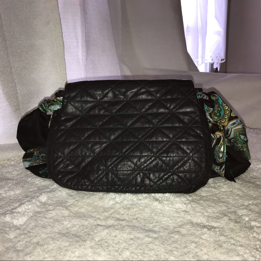 ALL SAINTS GORGEOUS QUILTED SOFT BLACK LEATHER